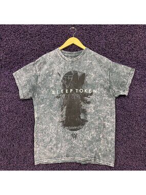 Sleep Token Mineral Wash T-Shirt Size Large